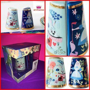 Disney Parks Alice in Wonderland by Mary Blair Salt and Pepper Shaker Set